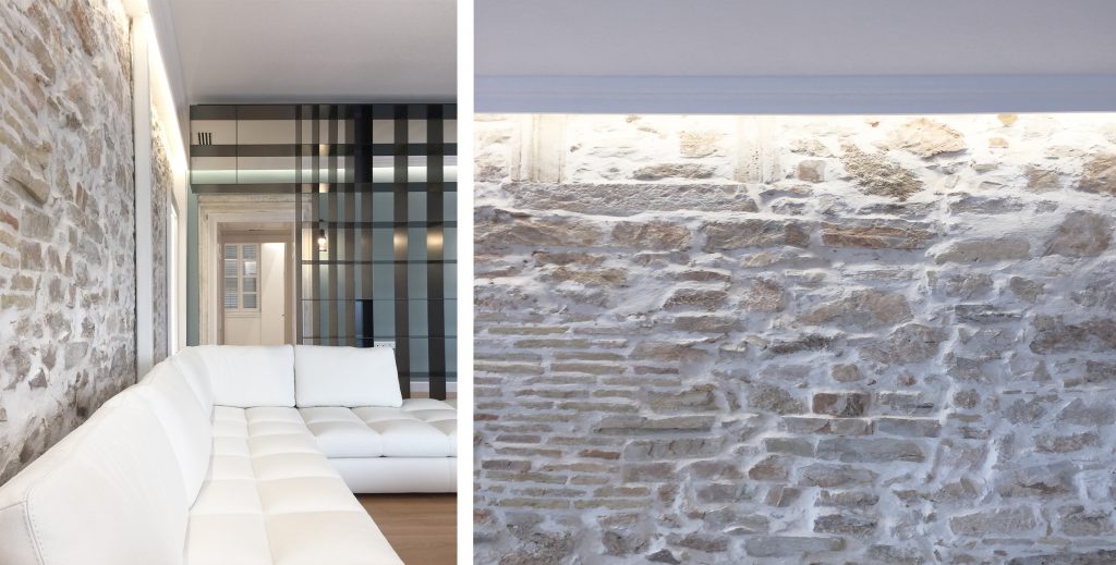 Picture of Old Corfu Town Apartment Refurbishment exposed stone wall - Dalianis ...